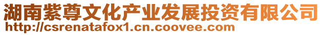 湖南紫尊文化产业发展投资有限公司