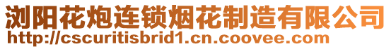 瀏陽花炮連鎖煙花制造有限公司