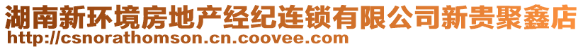 湖南新環(huán)境房地產(chǎn)經(jīng)紀(jì)連鎖有限公司新貴聚鑫店