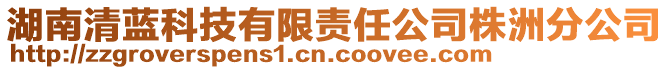 湖南清藍(lán)科技有限責(zé)任公司株洲分公司