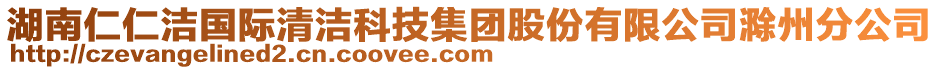 湖南仁仁潔國際清潔科技集團(tuán)股份有限公司滁州分公司