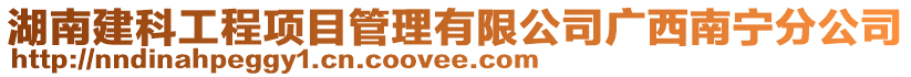 湖南建科工程項目管理有限公司廣西南寧分公司