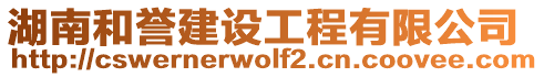 湖南和譽建設工程有限公司