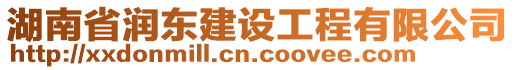 湖南省潤東建設工程有限公司