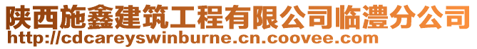 陜西施鑫建筑工程有限公司臨澧分公司