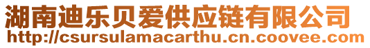 湖南迪樂(lè)貝愛(ài)供應(yīng)鏈有限公司