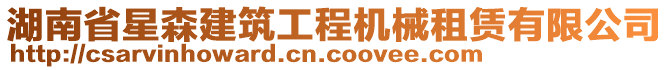 湖南省星森建筑工程機(jī)械租賃有限公司