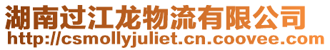 湖南過(guò)江龍物流有限公司