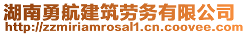 湖南勇航建筑劳务有限公司