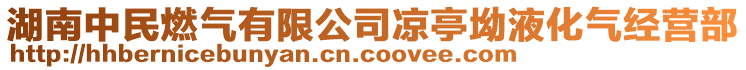 湖南中民燃?xì)庥邢薰緵鐾ほ暌夯瘹饨?jīng)營(yíng)部