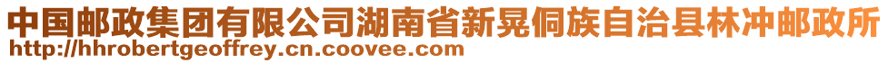 中國郵政集團有限公司湖南省新晃侗族自治縣林沖郵政所