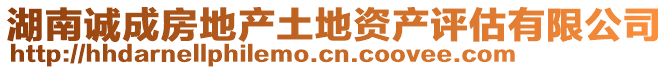 湖南誠成房地產(chǎn)土地資產(chǎn)評估有限公司