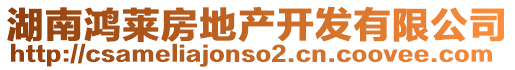 湖南鴻萊房地產(chǎn)開發(fā)有限公司