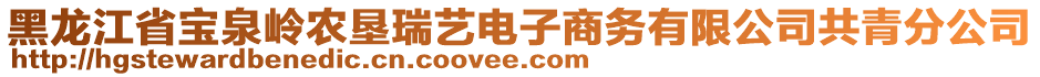 黑龍江省寶泉嶺農(nóng)墾瑞藝電子商務(wù)有限公司共青分公司