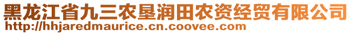 黑龍江省九三農(nóng)墾潤(rùn)田農(nóng)資經(jīng)貿(mào)有限公司