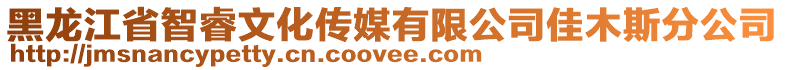 黑龙江省智睿文化传媒有限公司佳木斯分公司