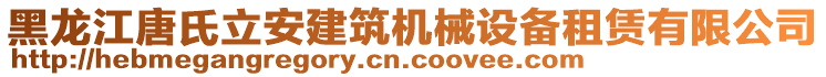 黑龍江唐氏立安建筑機(jī)械設(shè)備租賃有限公司