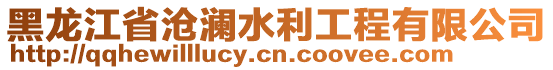 黑龍江省滄瀾水利工程有限公司