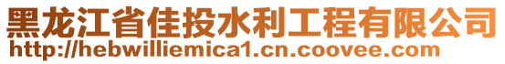 黑龍江省佳投水利工程有限公司