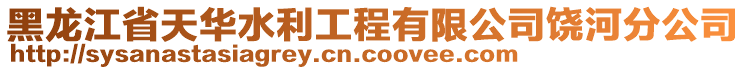 黑龍江省天華水利工程有限公司饒河分公司