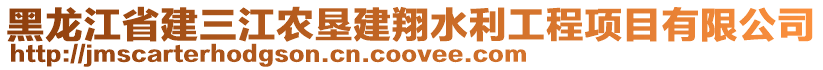 黑龍江省建三江農墾建翔水利工程項目有限公司