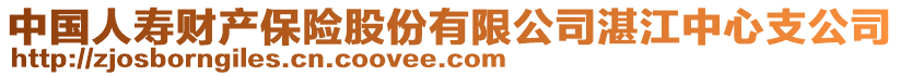 中国人寿财产保险股份有限公司湛江中心支公司