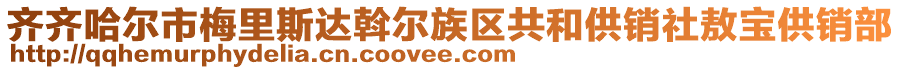 齊齊哈爾市梅里斯達斡爾族區(qū)共和供銷社敖寶供銷部