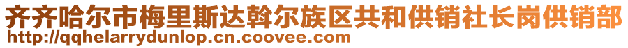 齊齊哈爾市梅里斯達斡爾族區(qū)共和供銷社長崗供銷部