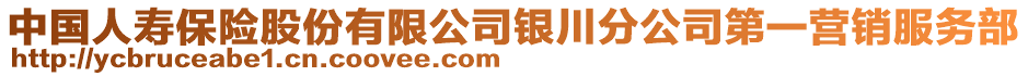 中國人壽保險股份有限公司銀川分公司第一營銷服務(wù)部