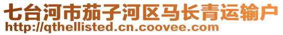 七臺(tái)河市茄子河區(qū)馬長青運(yùn)輸戶