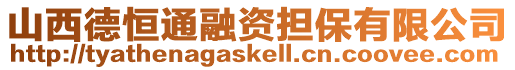 山西德恒通融資擔(dān)保有限公司