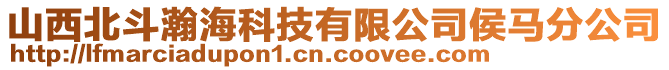 山西北斗瀚?？萍加邢薰竞铖R分公司