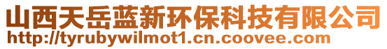 山西天岳藍新環(huán)保科技有限公司