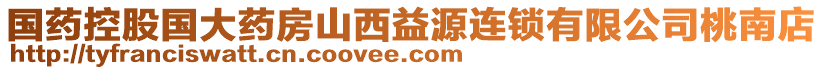 國藥控股國大藥房山西益源連鎖有限公司桃南店