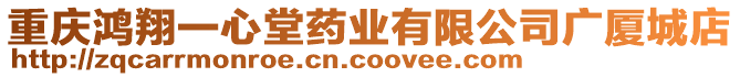 重慶鴻翔一心堂藥業(yè)有限公司廣廈城店