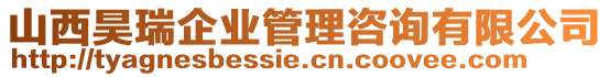 山西昊瑞企業(yè)管理咨詢有限公司