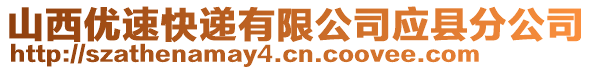 山西優(yōu)速快遞有限公司應(yīng)縣分公司