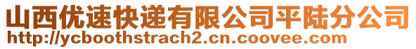 山西優(yōu)速快遞有限公司平陸分公司