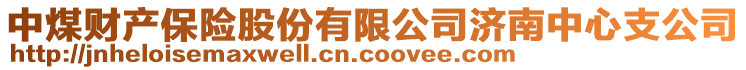 中煤財(cái)產(chǎn)保險(xiǎn)股份有限公司濟(jì)南中心支公司