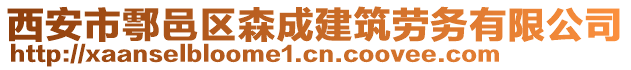 西安市鄠邑區(qū)森成建筑勞務(wù)有限公司