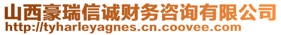 山西豪瑞信誠財務(wù)咨詢有限公司