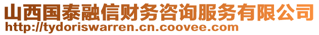 山西國(guó)泰融信財(cái)務(wù)咨詢(xún)服務(wù)有限公司