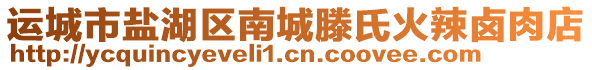 運城市鹽湖區(qū)南城滕氏火辣鹵肉店