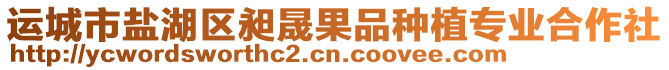 運城市鹽湖區(qū)昶晟果品種植專業(yè)合作社