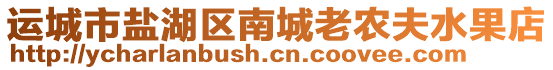 運城市鹽湖區南城老農夫水果店