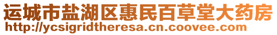 運城市鹽湖區(qū)惠民百草堂大藥房