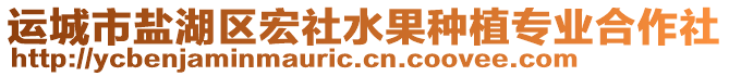 運(yùn)城市鹽湖區(qū)宏社水果種植專業(yè)合作社