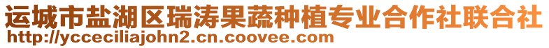 運城市鹽湖區瑞濤果蔬種植專業合作社聯合社