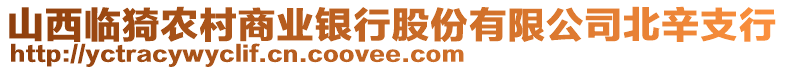 山西臨猗農村商業銀行股份有限公司北辛支行