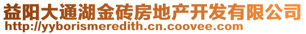 益陽大通湖金磚房地產(chǎn)開發(fā)有限公司